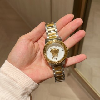 Versace Medusa Gold Two-Tone Quartz Watch 38MM view 7