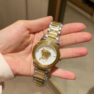 Versace Medusa Gold Two-Tone Quartz Watch 38MM view 8