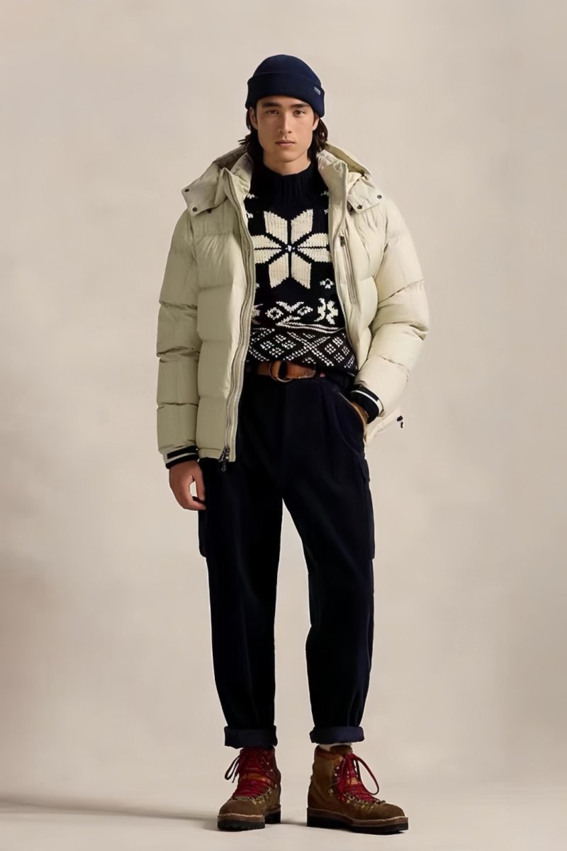 Stone Island Cream Puffer Down Jacket view