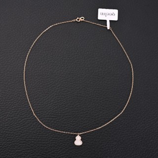 Qeelin White Mother-of-Pearl Gourd Pendant Necklace view 7