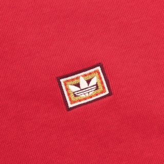 Adidas Originals Red CNY Hoodie with Three Stripes view 4