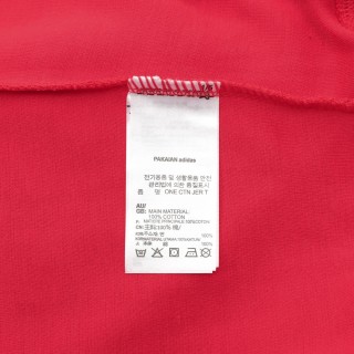 Adidas Originals Red CNY Hoodie with Three Stripes view 9