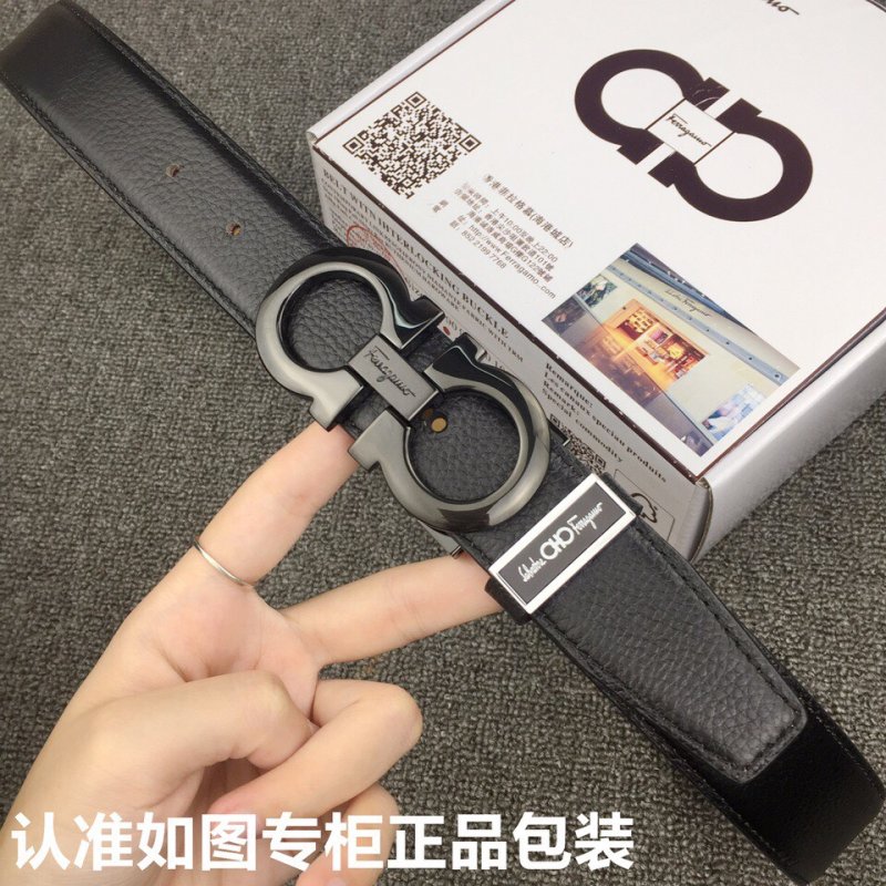 Gucci GG Marmont Black Leather Belt