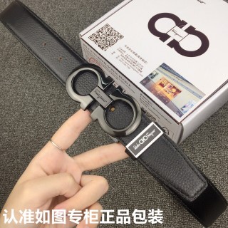 Gucci GG Marmont Black Leather Belt