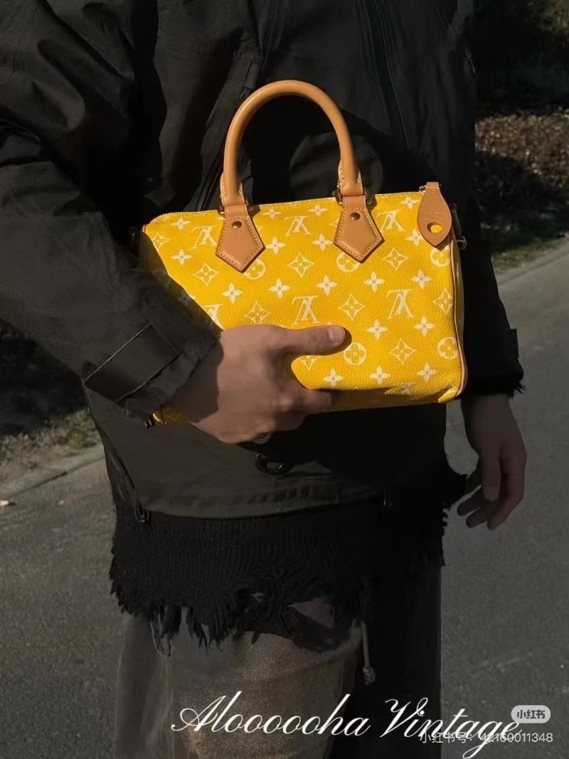 Louis Vuitton Speedy P44 Monogram Canvas Yellow