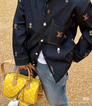 Louis Vuitton Speedy P44 Monogram Canvas Yellow view 5