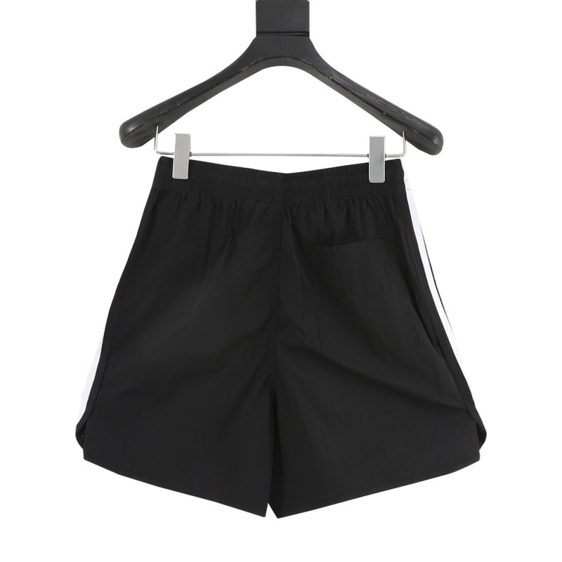 Adidas 3-Stripe Black Athletic Shorts view