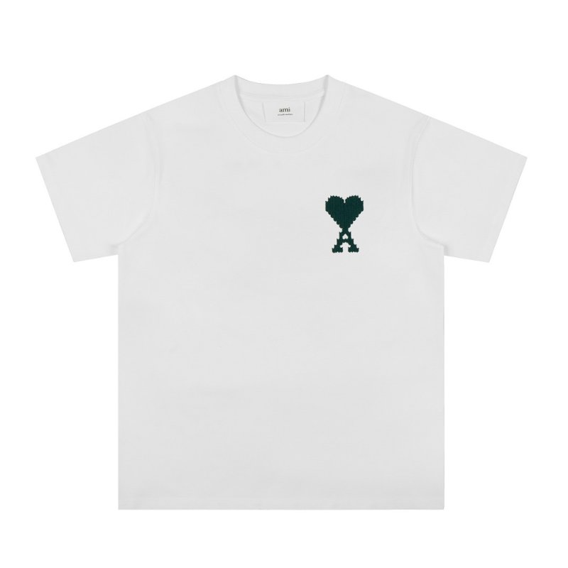 Ami Heart Logo White T-Shirt view