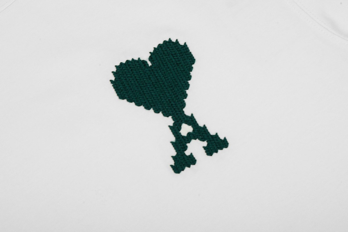 Ami Heart Logo White T-Shirt view
