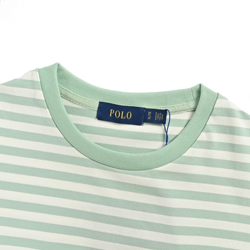 Polo Ralph Lauren Striped T-Shirt Sage Green view