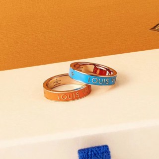 Louis Vuitton Colors Two-Tone Blue & Gold Ring view 6