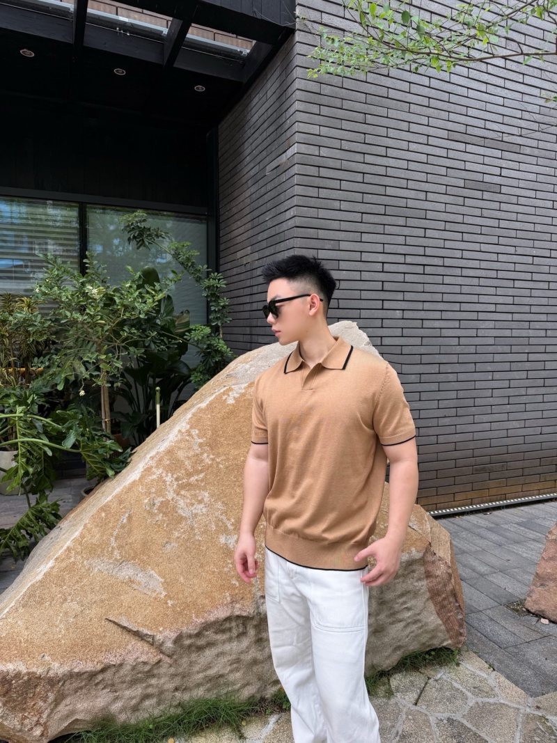 Camel Polo Short Sleeve T-Shirt