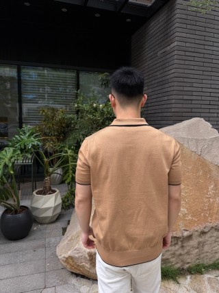Camel Polo Short Sleeve T-Shirt view 5
