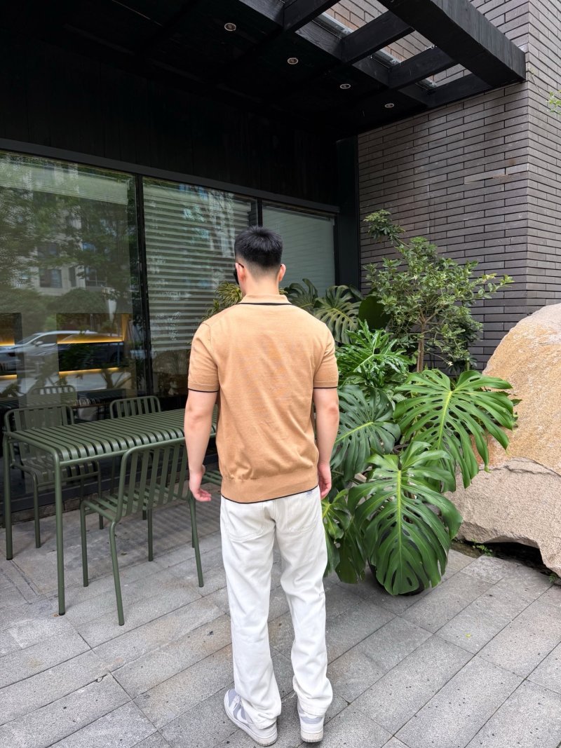 Camel Polo Short Sleeve T-Shirt view
