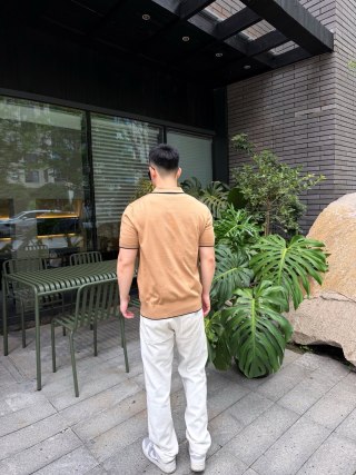 Camel Polo Short Sleeve T-Shirt view 8