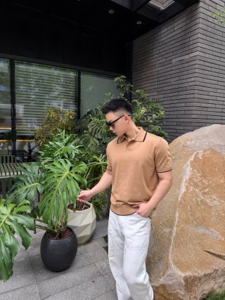 Camel Polo Short Sleeve T-Shirt view 9