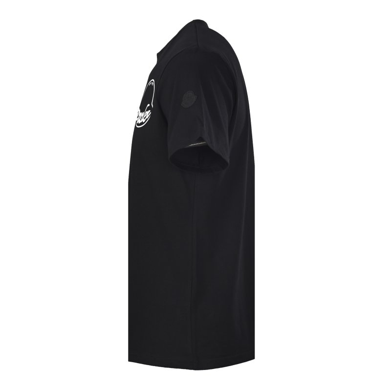 Moncler Logo Crest Black T-Shirt view