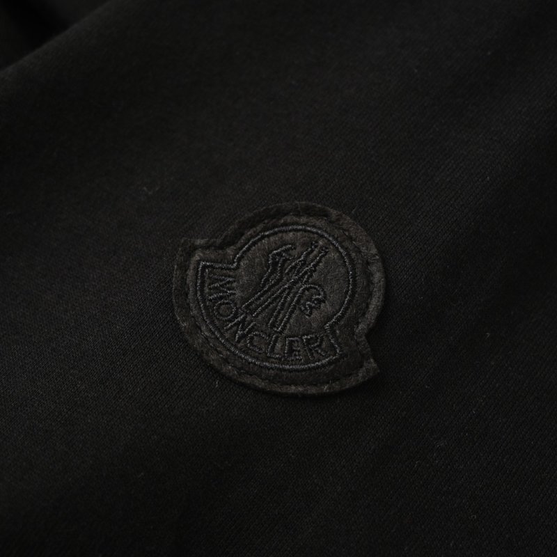 Moncler Logo Crest Black T-Shirt view