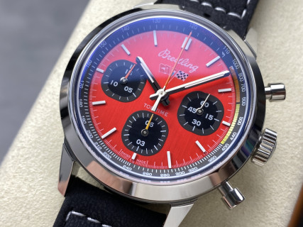 Breitling Top Time Chronograph Red Dial 42mm view 3