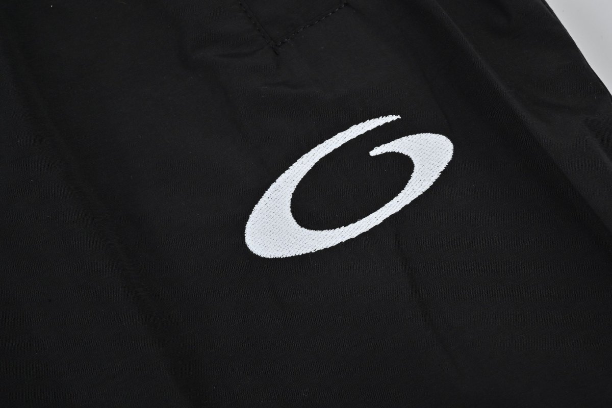 Oakley Black Curved Logo Trousers view