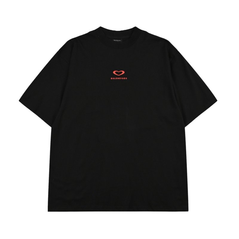 Black Oversized Short Sleeve T-Shirt with Chest Logo view