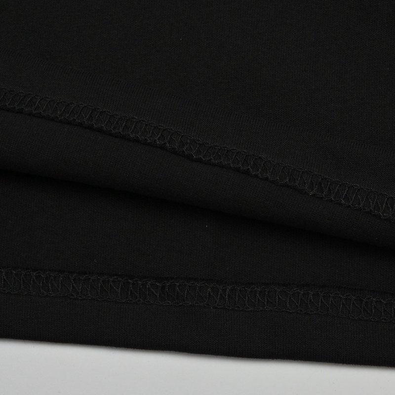 Black Oversized Short Sleeve T-Shirt with Chest Logo view
