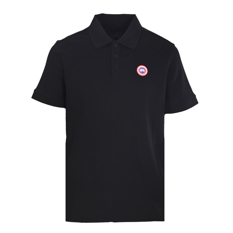 Canada Goose Black Short Sleeve Polo Shirt view