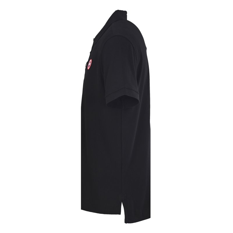 Canada Goose Black Short Sleeve Polo Shirt view