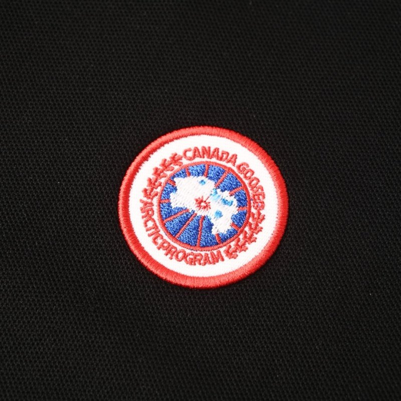 Canada Goose Black Short Sleeve Polo Shirt view