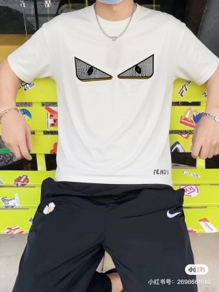 Fendi Monster Eyes White T-Shirt