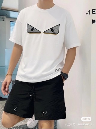 Fendi Monster Eyes White T-Shirt view 4