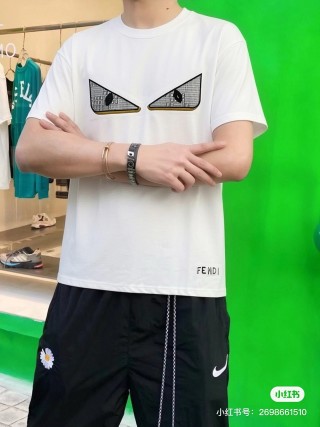 Fendi Monster Eyes White T-Shirt view 6