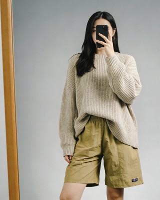 Olive Green Cargo Shorts