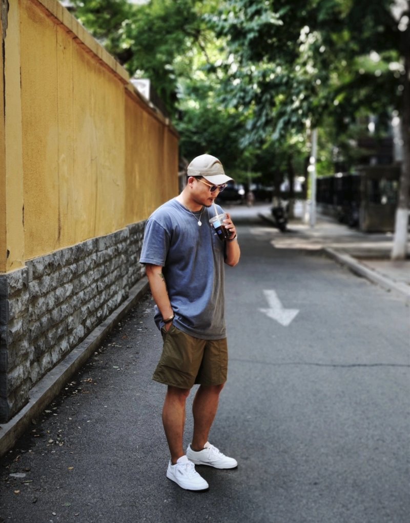 Olive Green Cargo Shorts view