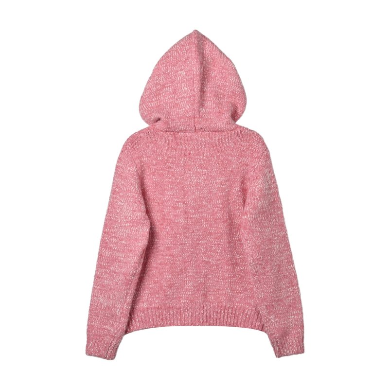 Miu Miu Pink Wool Blend Zip Cardigan view