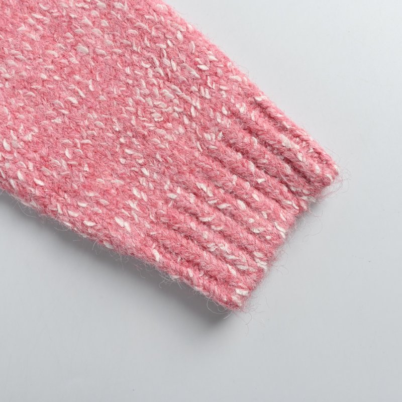 Miu Miu Pink Wool Blend Zip Cardigan view