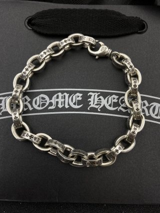 Chrome Hearts Classic Letter Chain Bracelet Silver view 2