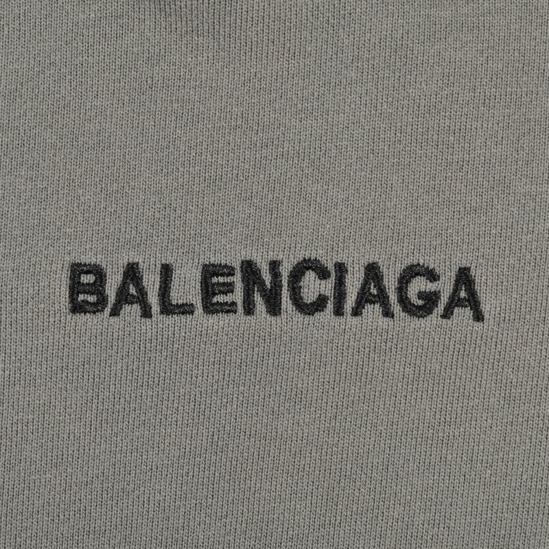 Balenciaga Cream Oversized Logo Hoodie view