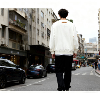 Louis Vuitton Cream Logo Embroidered Hoodie view 2