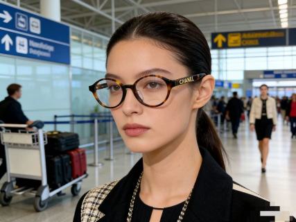 Chanel CH5406 Round Optical Frame - Black view 5