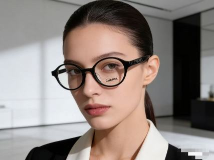 Chanel CH5406 Round Optical Frame - Black view 7
