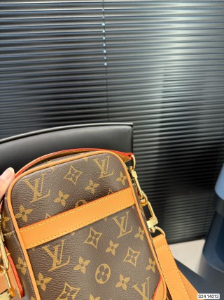 Louis Vuitton Monogram Camera Bag Crossbody - Brown/Orange view 7