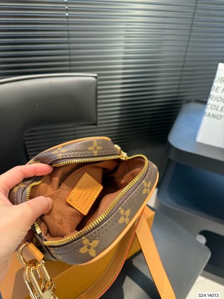 Louis Vuitton Monogram Camera Bag Crossbody - Brown/Orange view 9