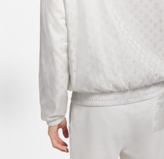 Louis Vuitton Monogram Puffer Bomber Jacket Cream view 12
