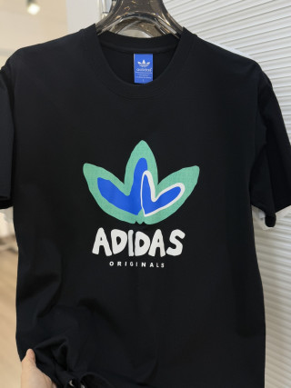 Adidas Trefoil Cartoon Character Print White T-Shirt view 4