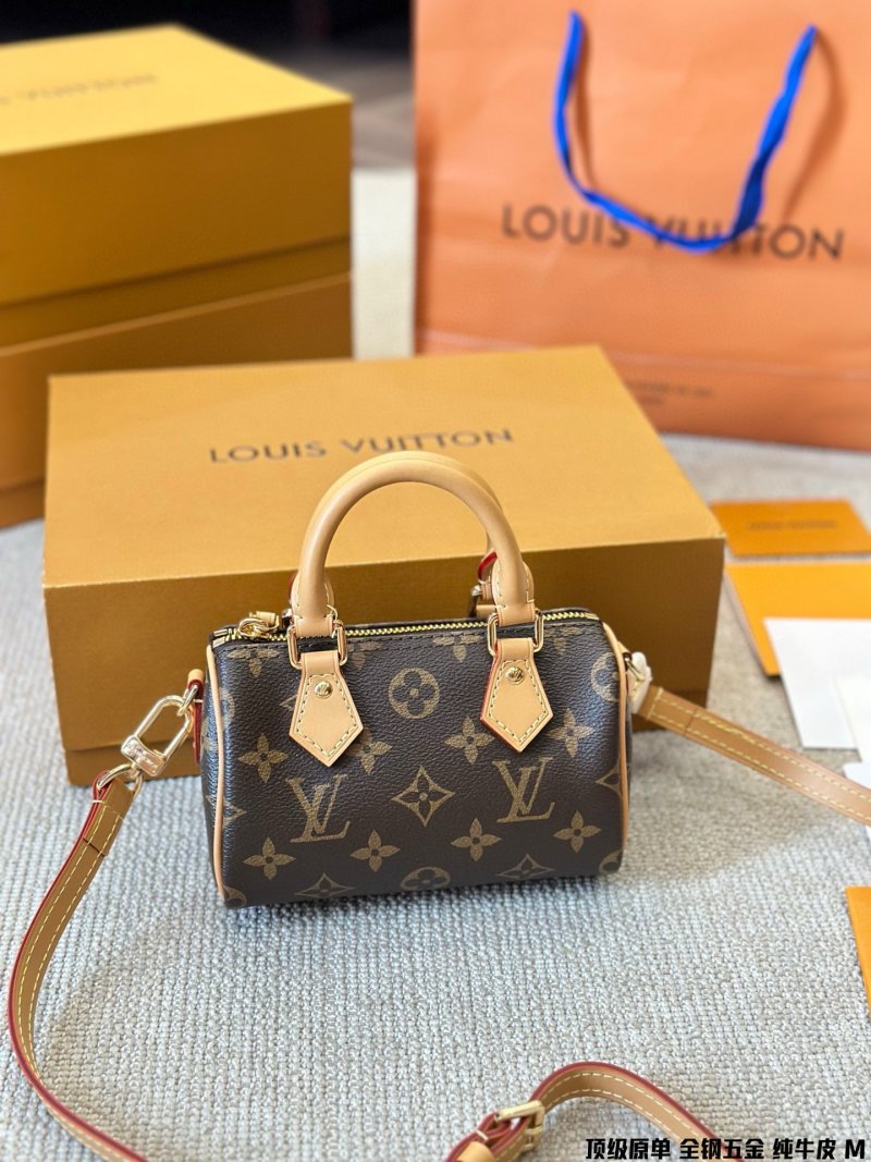 Louis Vuitton Speedy Nano 16 Monogram Pillow Bag Black view
