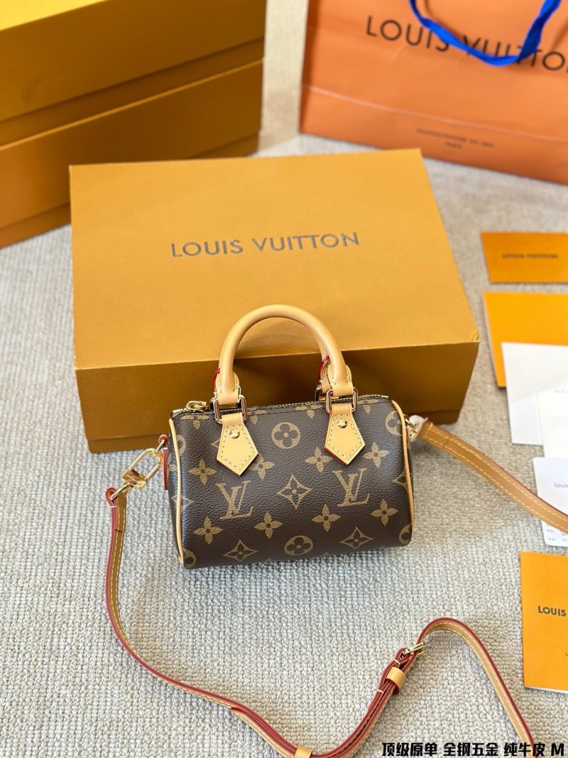 Louis Vuitton Speedy Nano 16 Monogram Pillow Bag Black view