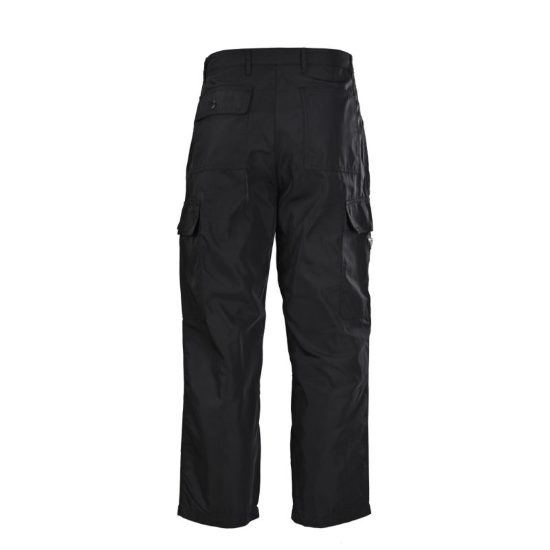 Prada Black Nylon Cargo Pants view