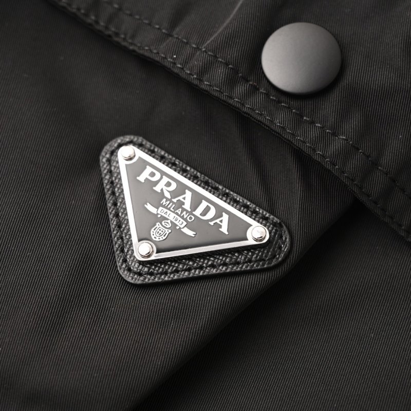Prada Black Nylon Cargo Pants view