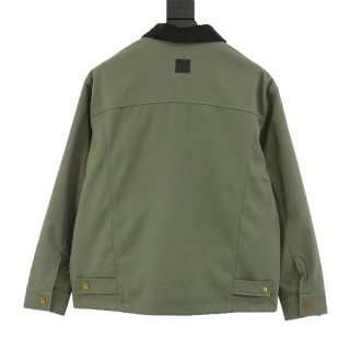 Louis Vuitton Checkerboard Pocket Utility Jacket Sage Green view 2